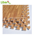 indoor kids wood grain style soft eva mat